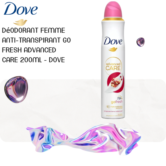 Déodorant femme anti-transpirant Go Fresh Advanced Care 200ml - DOVE