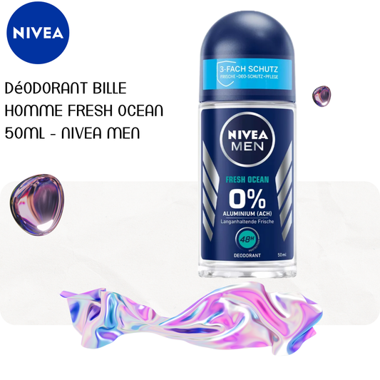 Déodorant bille Homme Fresh Ocean 50ml - NIVEA MEN