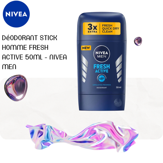 Déodorant stick homme Fresh Active 50ml - NIVEA MEN