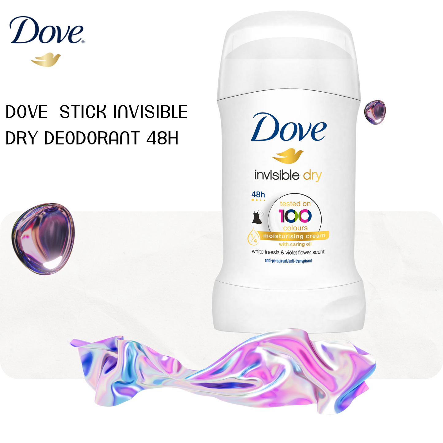 Dove  Stick Invisible dry Deodorant 48h