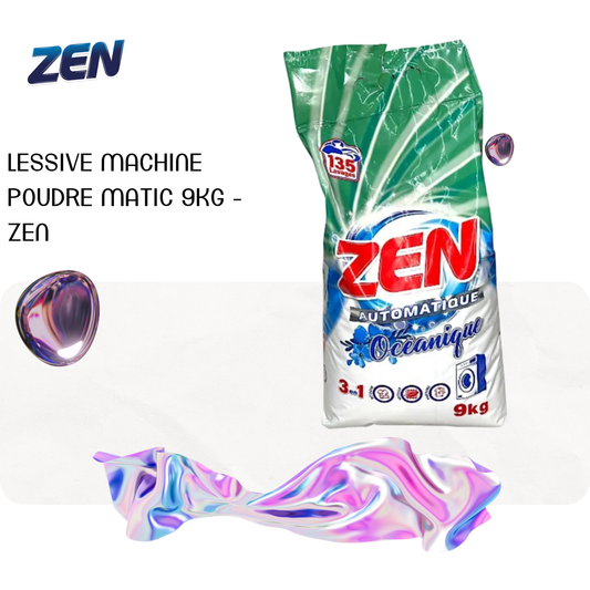 Lessive machine poudre matic 9kg - ZEN