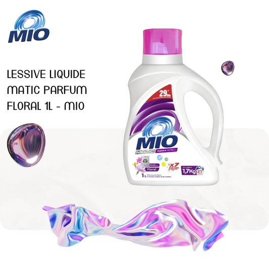 Lessive liquide matic parfum floral 1L - MIO