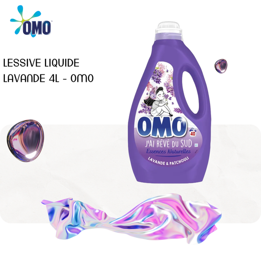 Lessive liquide lavande 4L - OMO