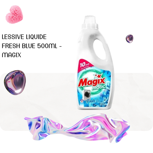 Lessive liquide Fresh blue 500ml - MAGIX