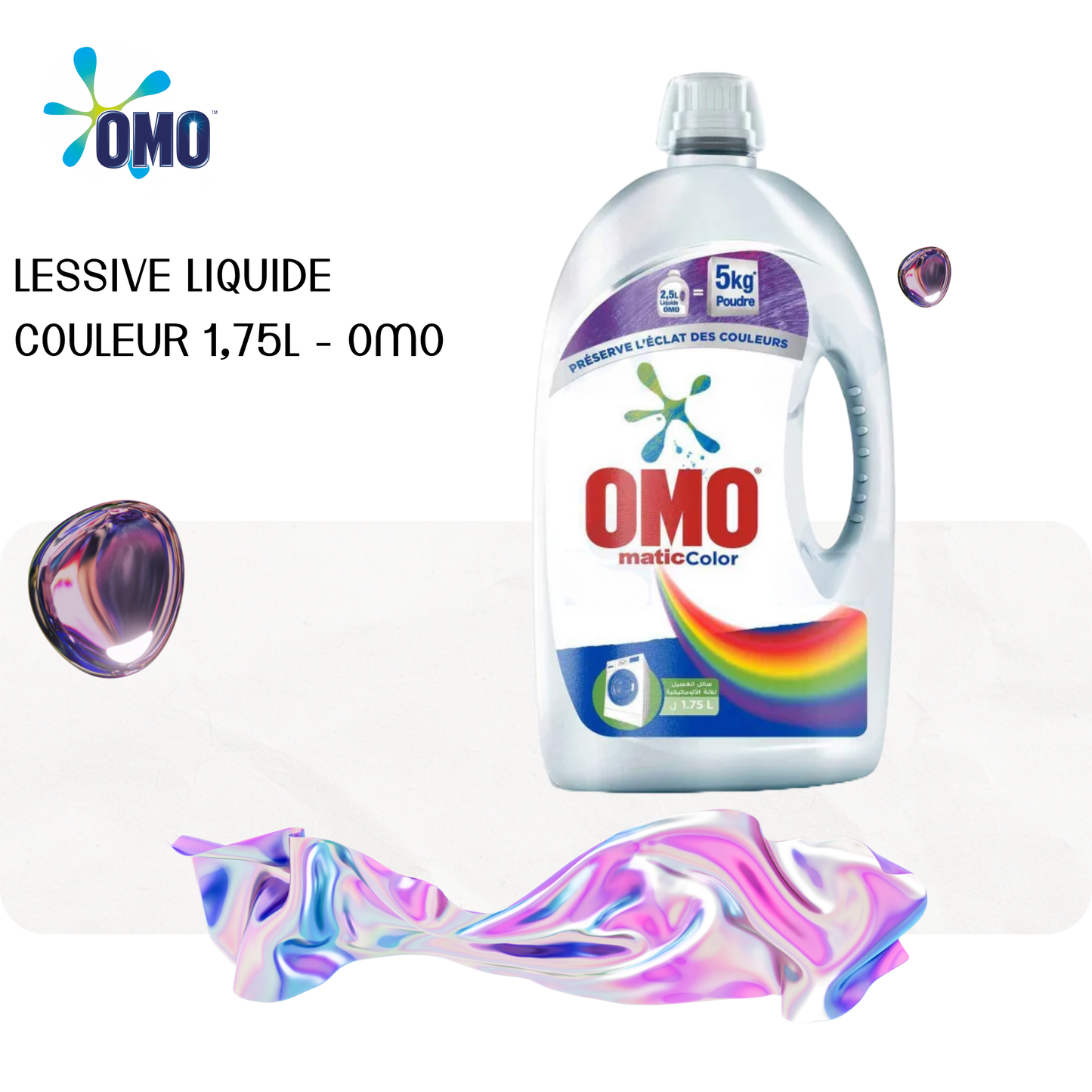 Lessive liquide couleur 1,75L - OMO