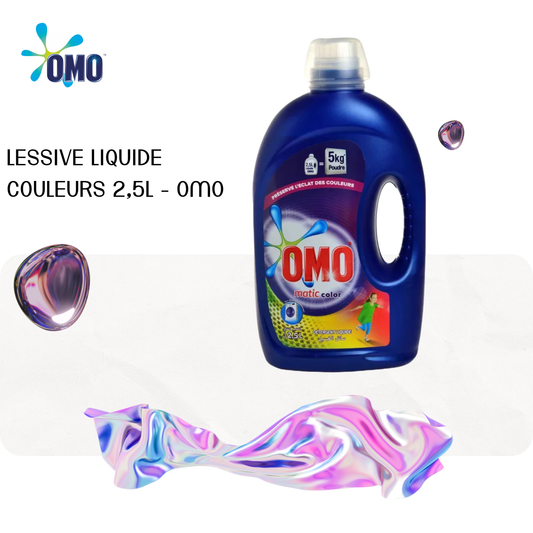 Lessive liquide couleurs 2,5L - OMO