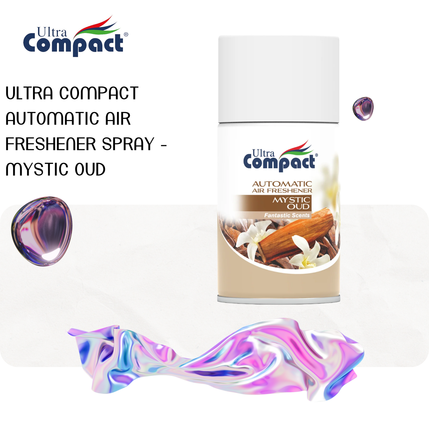 Ultra Compact Automatic Air Freshener Spray - Mystic Oud
