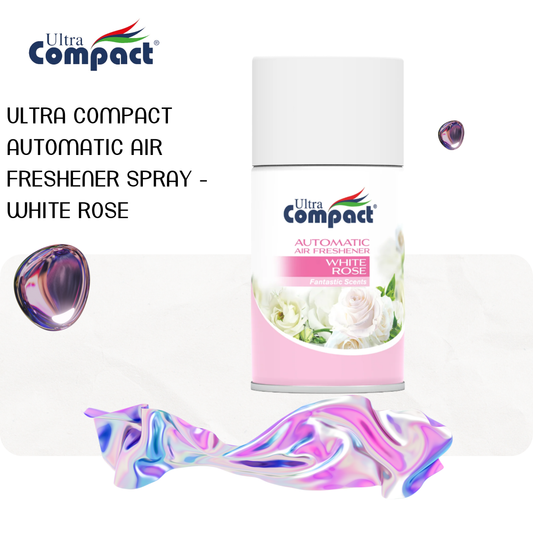 Ultra Compact Automatic Air Freshener Spray - White Rose