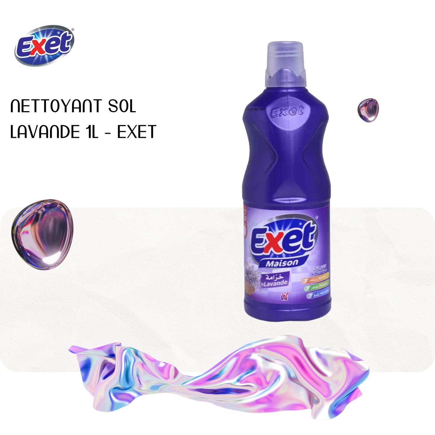 Nettoyant sol lavande 1L - EXET