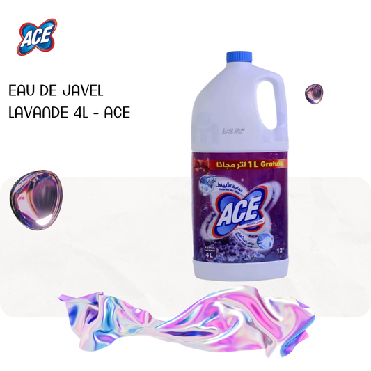 Eau de javel lavande 4L - ACE