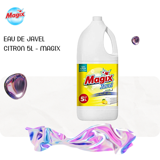 Eau de javel citron 5L - MAGIX
