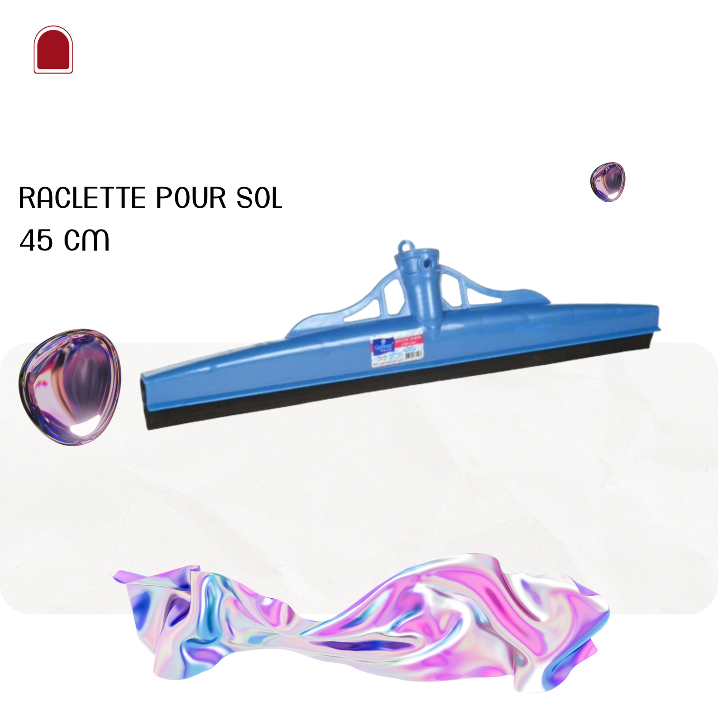 raclette pour sol 45cm
