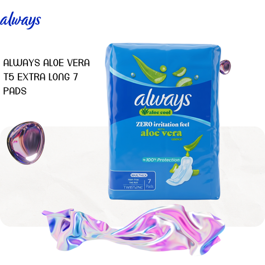 Serviette hygiénique T5 extra long x7 unités - ALWAYS