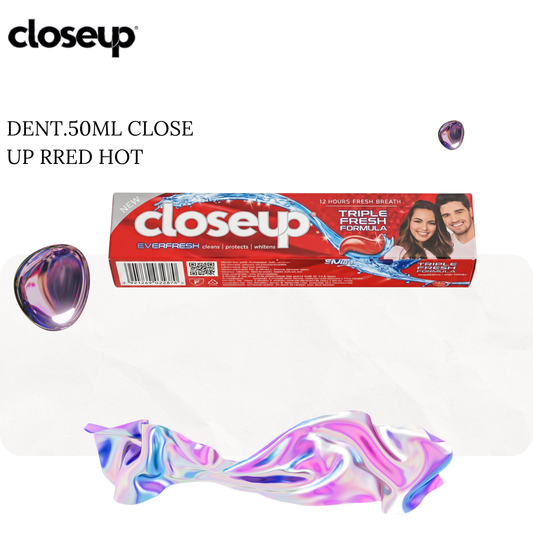 DENT.50ML CLOSE UP RRED HOT