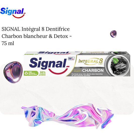 SIGNAL Intégral 8 Dentifrice Charbon blancheur & Detox - 75 ml