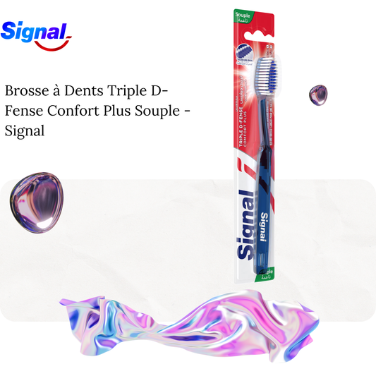 Brosse à Dents Triple D-Fense Confort Plus Souple - Signal