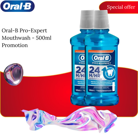 Oral-B Pro-Expert Mouthwash - 500ml - Promotion