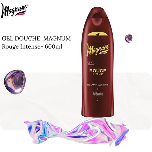 GEL DOUCHE  MAGNUM Rouge Intense- 600ml