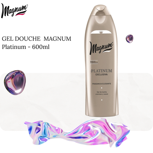 GEL DOUCHE  MAGNUM Platinum - 600ml