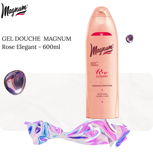 GEL DOUCHE  MAGNUM Rose Elegant - 600ml