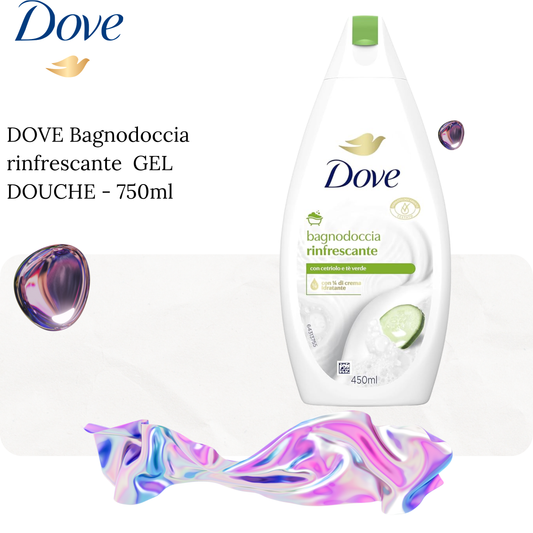 DOVE Bagnodoccia rinfrescante  GEL DOUCHE - 750ml