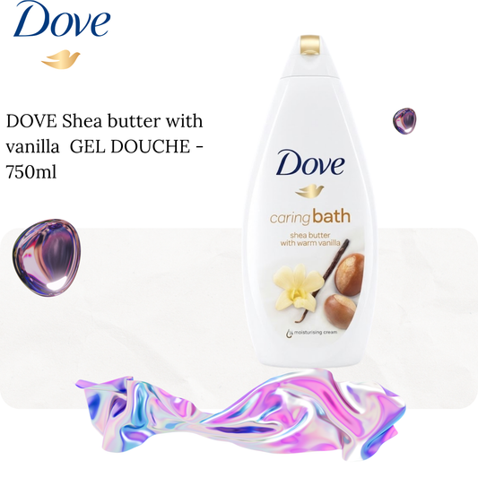 DOVE Shea butter with vanilla  GEL DOUCHE - 750ml