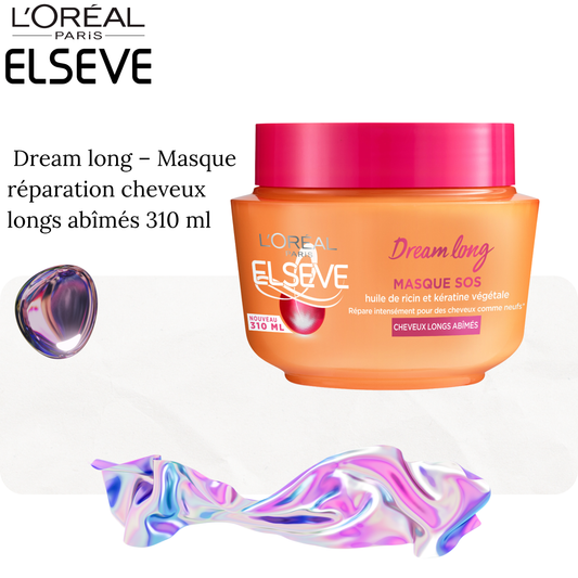 Masque SOS réparateur cheveux long abîmés Dream Long 310ml - ELSEVE