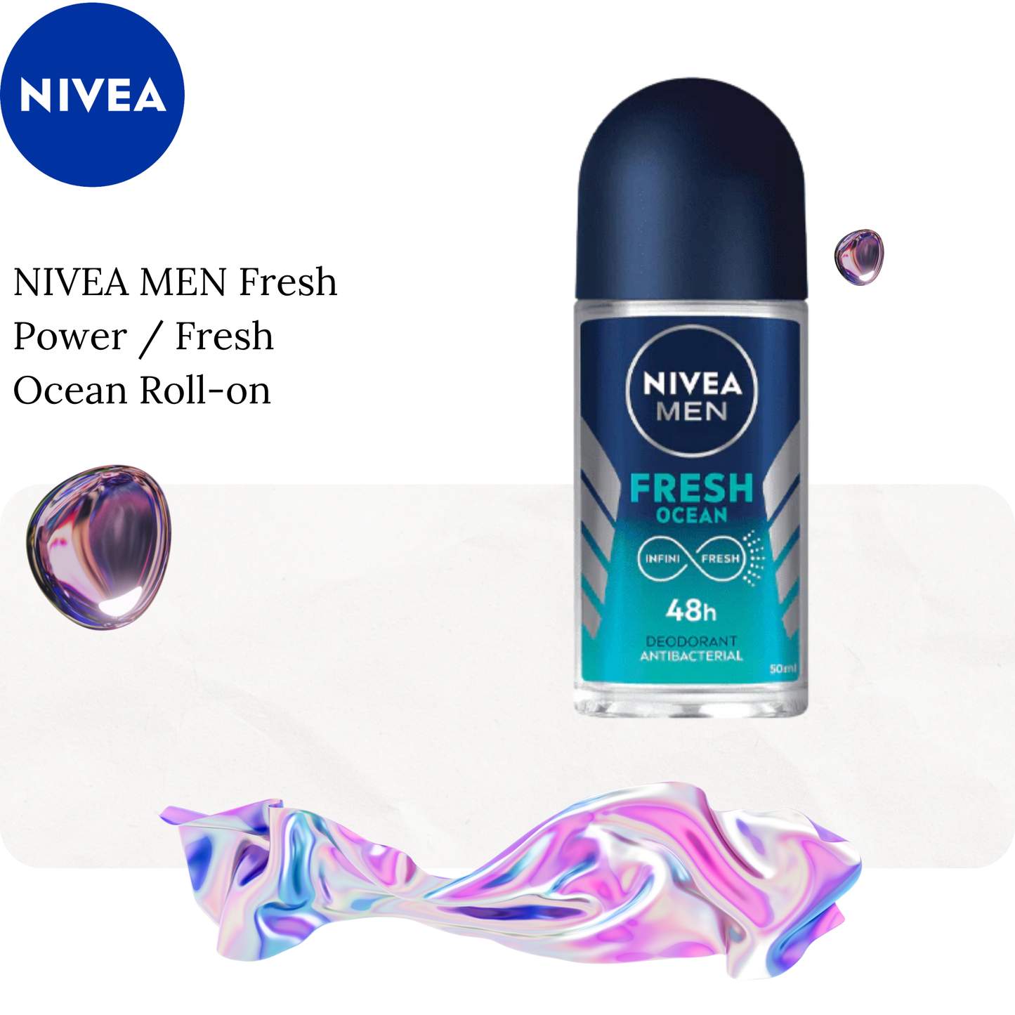 NIVEA MEN Fresh Power / Fresh Ocean Roll-on