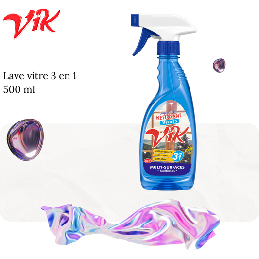 Lave vitre 3 en 1  500 ml - VIK