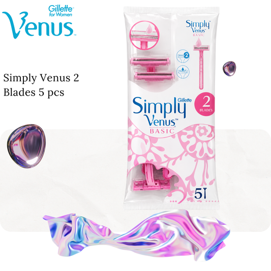 Simply Venus 2 Blades 5 pcs - Gillette