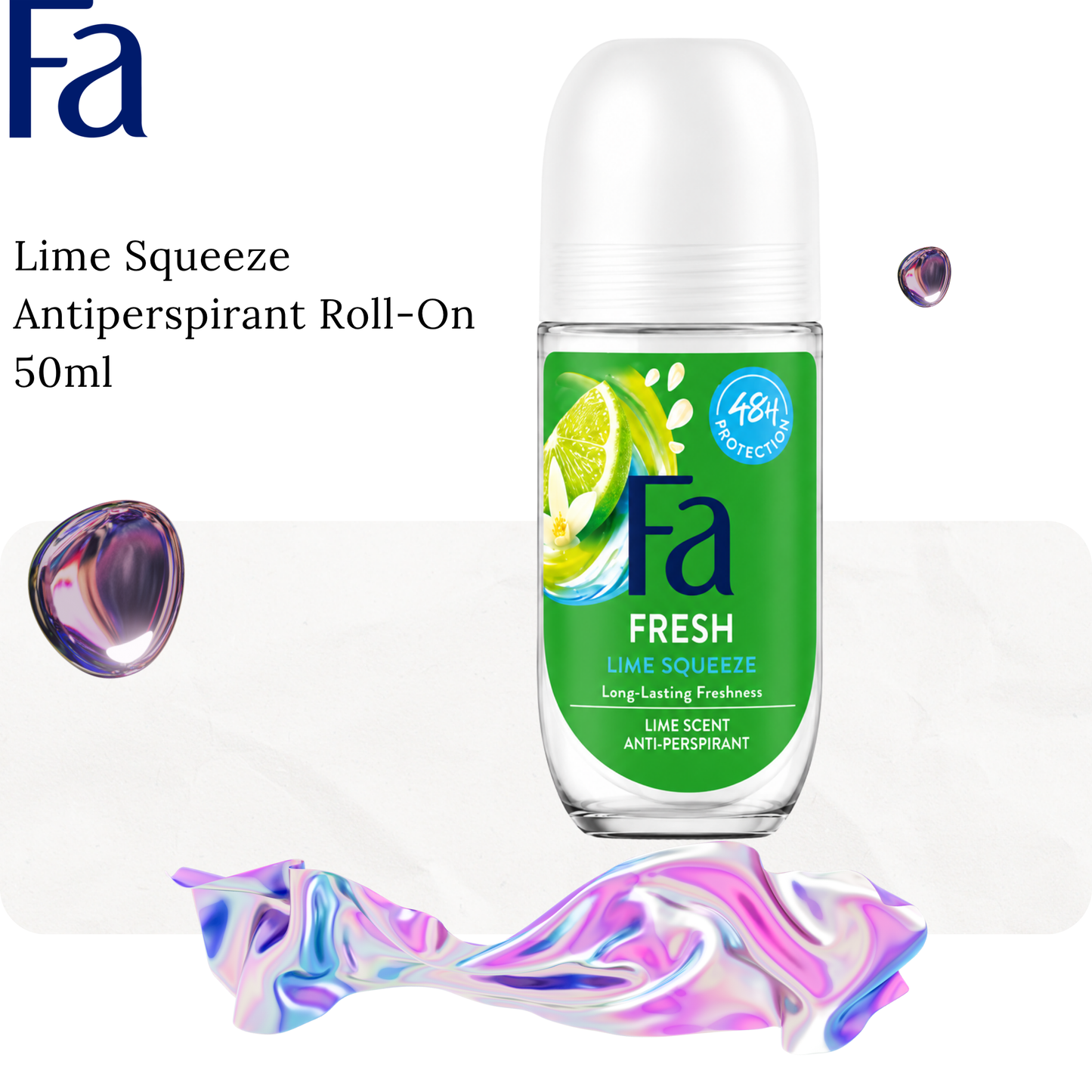 Fa - Lime Squeeze Antiperspirant Roll-On 50ml