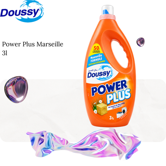 Power Plus Marseille  3l lessive liquide - Doussy