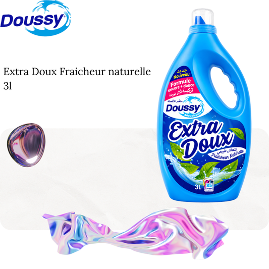 Extra Doux Fraicheur naturelle  3l Adoucissant - Doussy