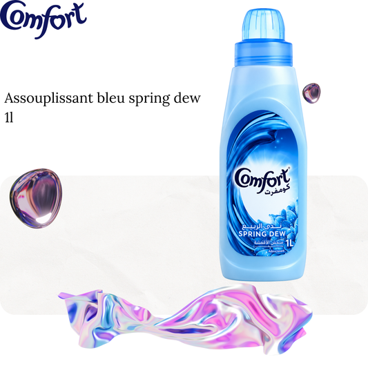 Assouplissant bleu spring dew 1L - COMFORT