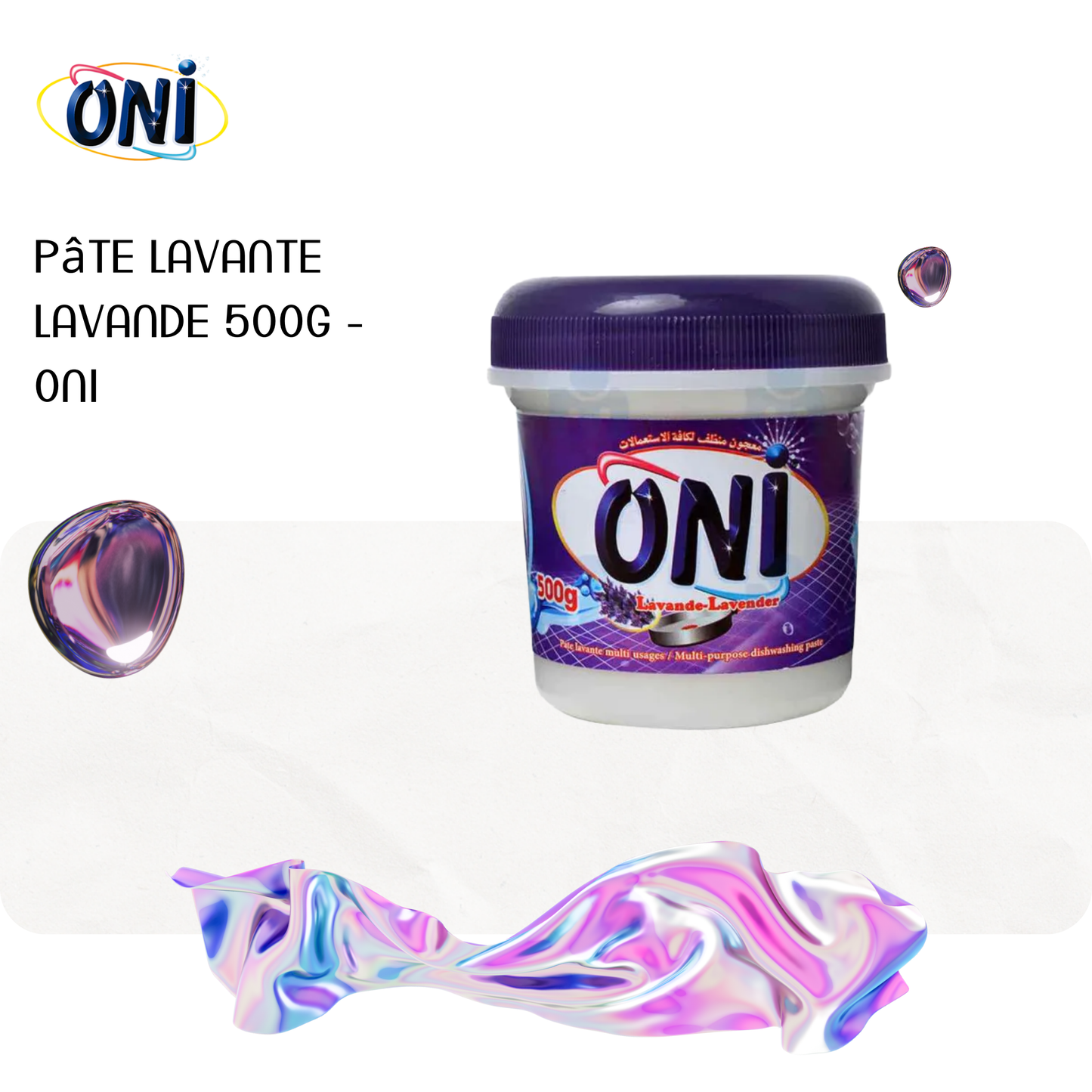 Pâte lavante lavande 500g - ONI