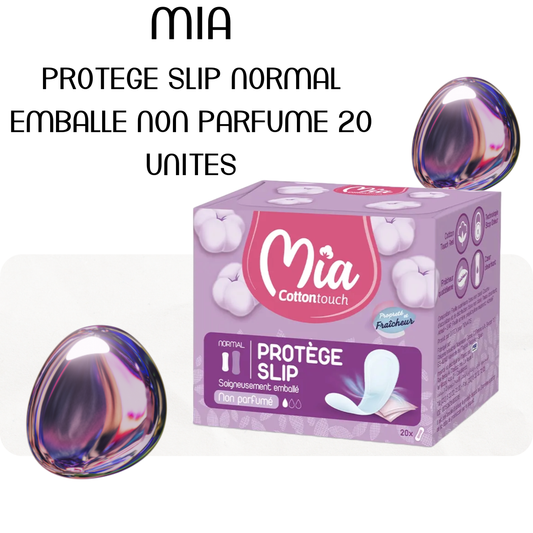 PROTEGE SLIP NORMAL EMBALLE NON PARFUME 20 UNITES MIA