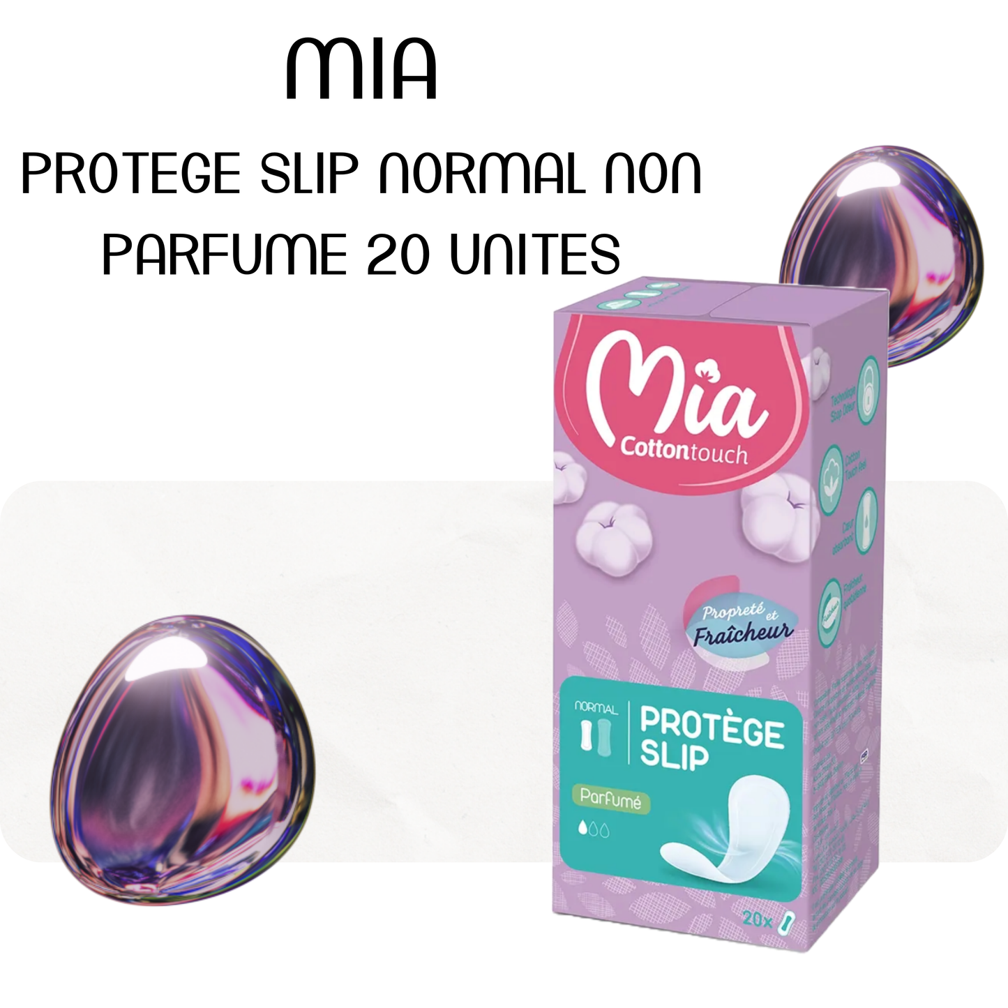 PROTEGE SLIP NORMAL NON PARFUME 20 UNITES MIA