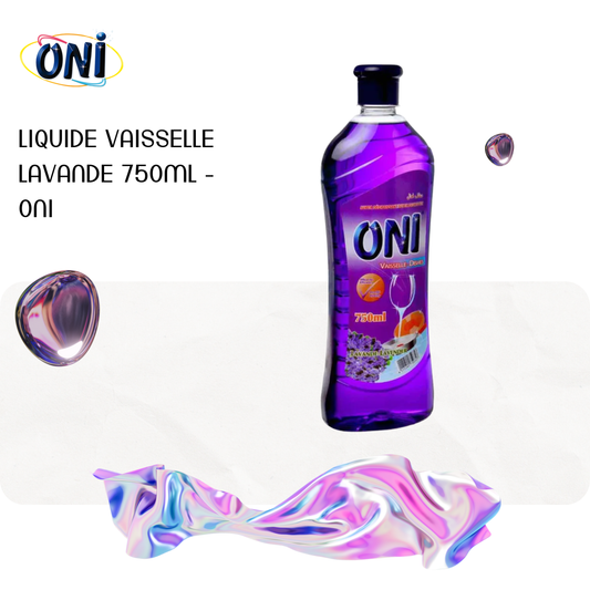 Liquide vaisselle lavande 750ml - ONI