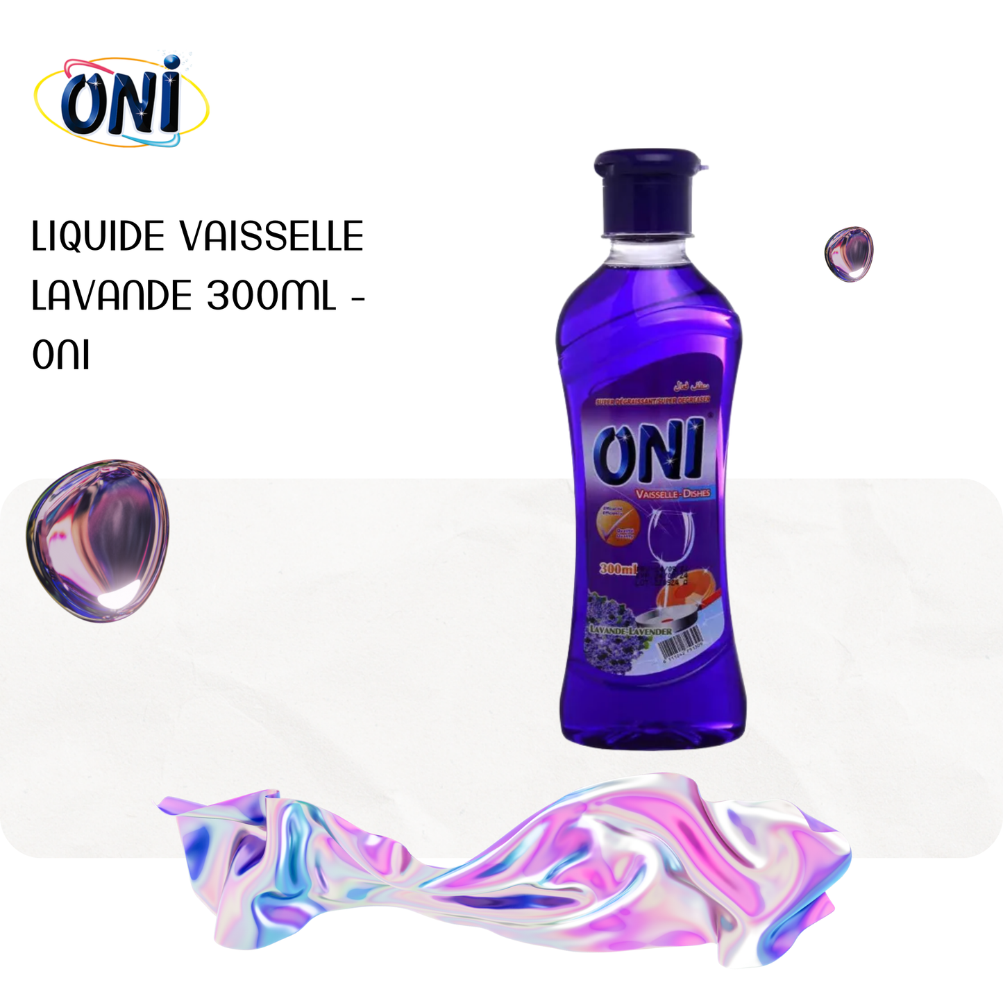 Liquide vaisselle lavande 300ml - ONI