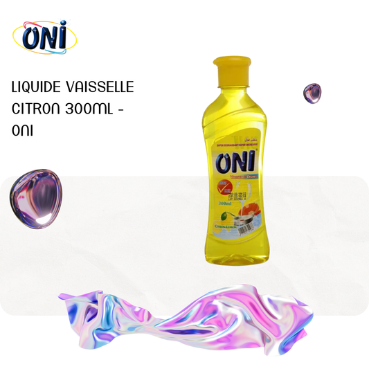 Liquide vaisselle citron 300ml - ONI
