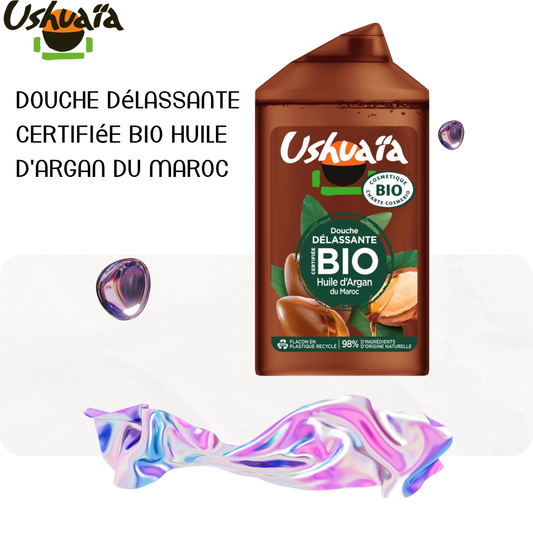 Douche Délassante Certifiée Bio Huile d'Argan du Maroc - Ushuaia