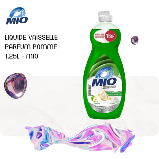 Liquide vaisselle parfum pomme 1,25L - MIO