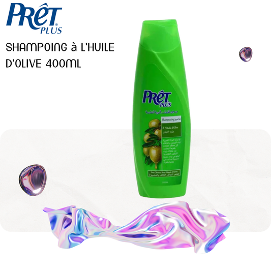 Shampoing à l'huile d'olive 400ml - PRÊT PLUS