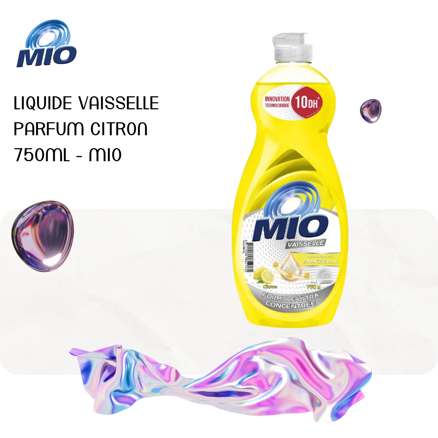 Liquide vaisselle parfum citron 750ml - MIO