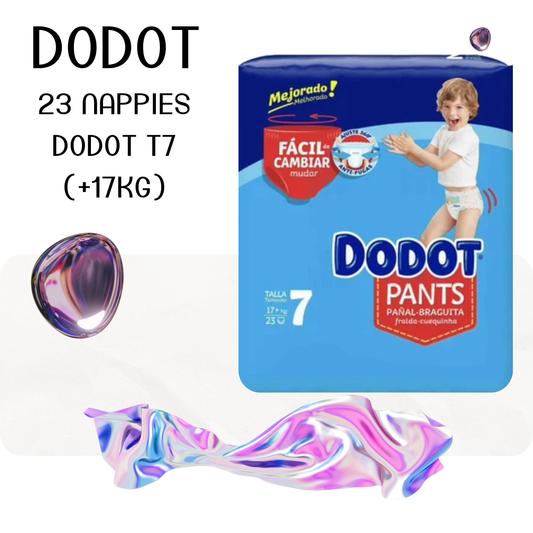 23 Nappies Dodot T7 (+17kg)