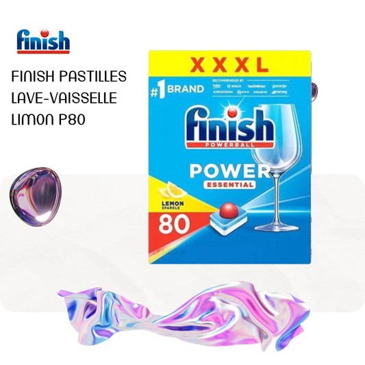 FINISH PASTILLES LAVE-VAISSELLE LIMON P80