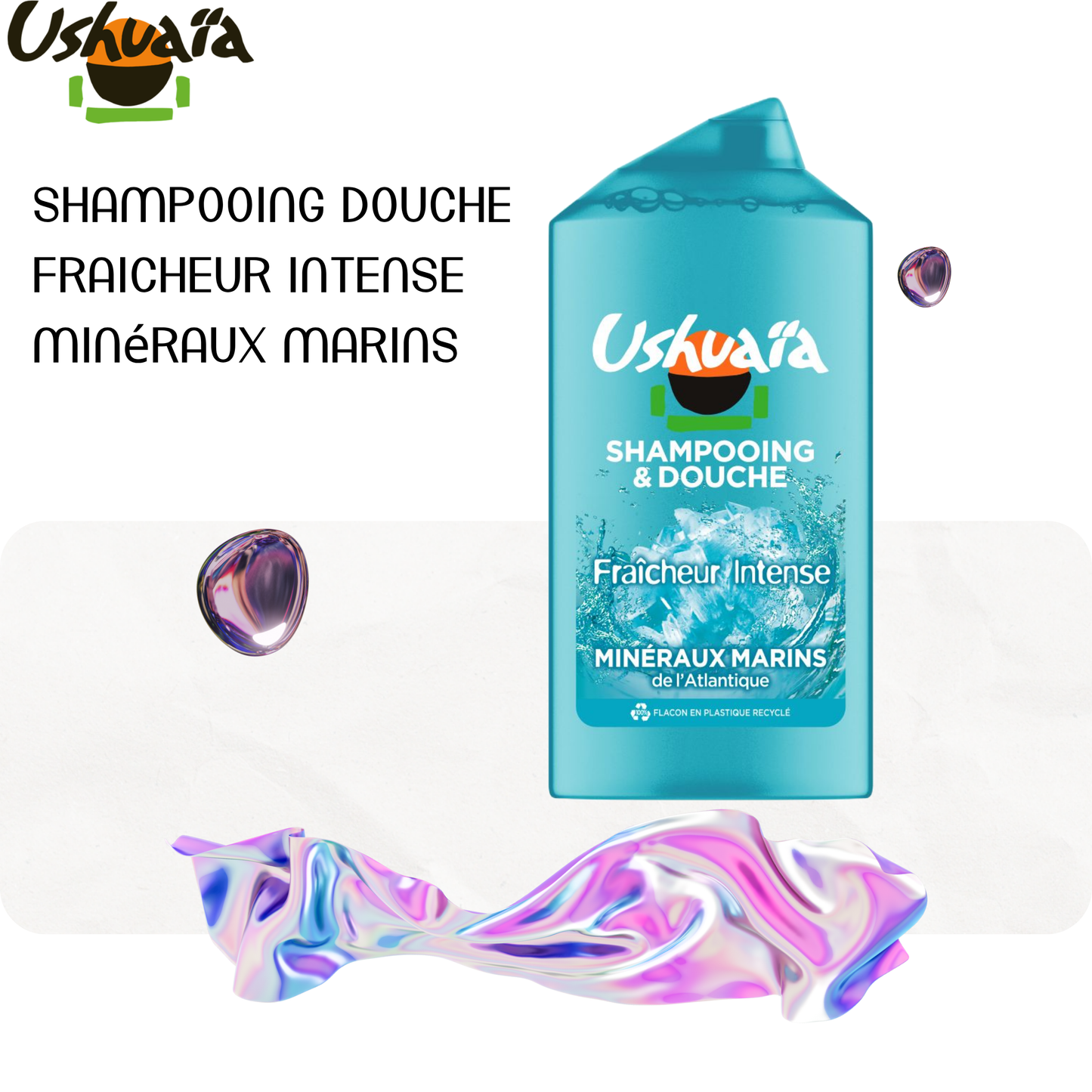 Shampooing Douche Fraicheur Intense Minéraux Marins - Ushuaia