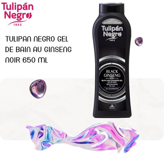 Tulipan Negro Gel de Bain au Ginseng Noir 650 ml
