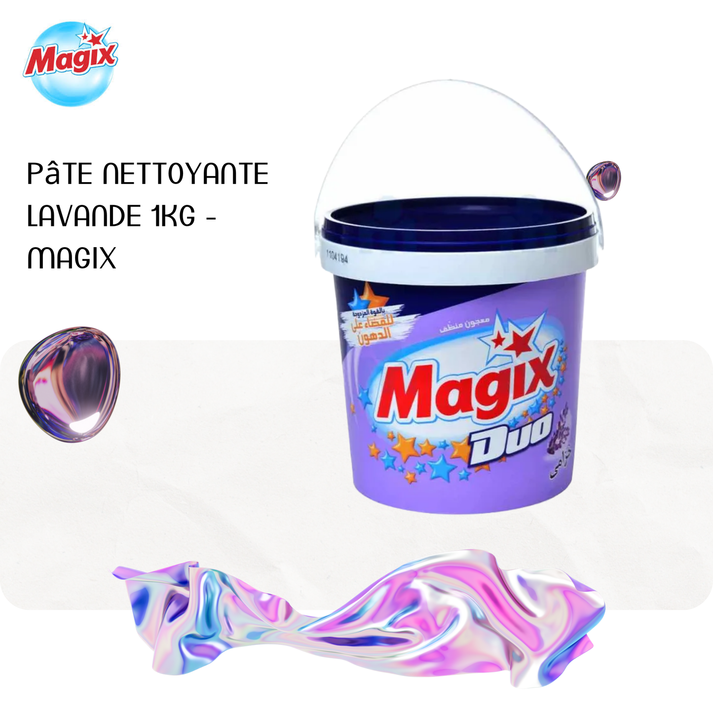 Pâte nettoyante lavande 1Kg - MAGIX