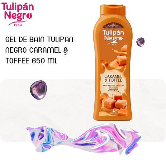 Gel de bain Tulipan Negro Caramel & Toffee 650 ml